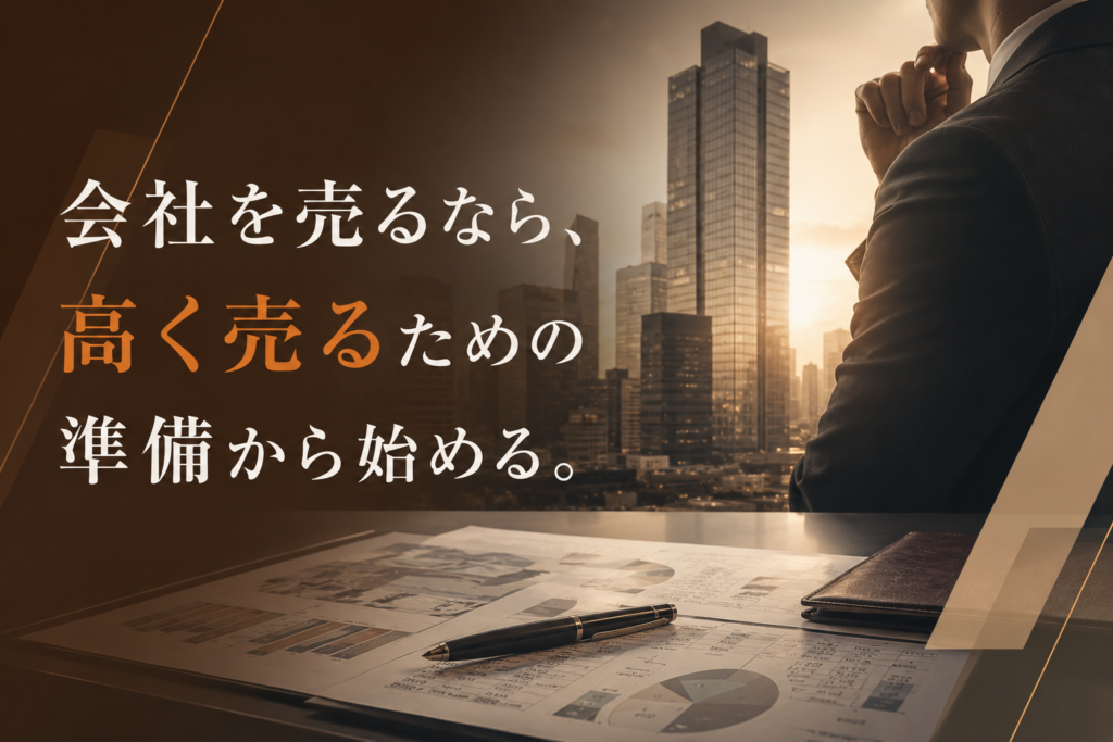 会社を売るなら高く売るための準備から始める