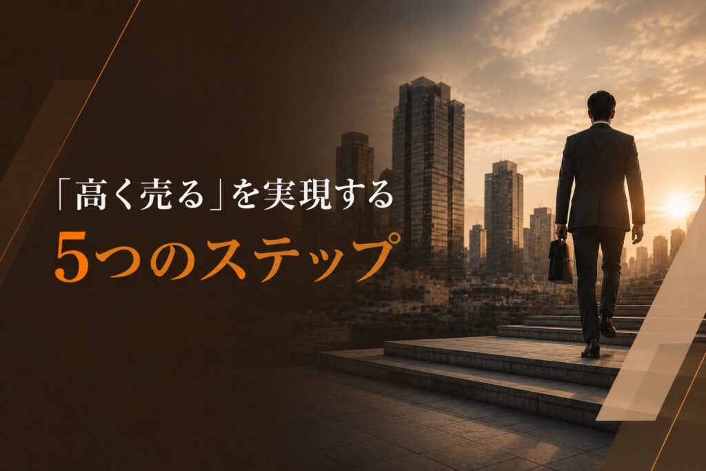 高く売るを実現する5つのステップ